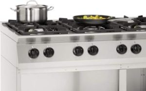 Bartscher 6 Flammen Gasherd MFGO 7060 In Aktion