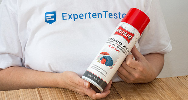 BALLISTOL Pluvonin Imprägnierspray im Test - basiert auf Basis modernster Technologie und verzichtet dabei vollständig auf gefährliche Nanopartikel