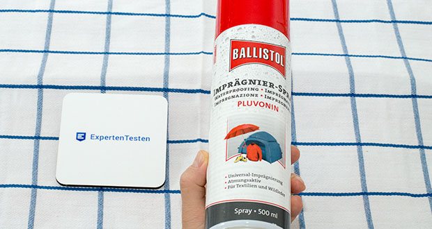 BALLISTOL Pluvonin Imprägnierspray im Test - Zelte, Planen, Segel, <a href=