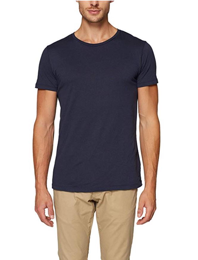 ESPRIT Herren T-Shirt – Lässiges Basic Mit Logo, Für Jeden Anlass