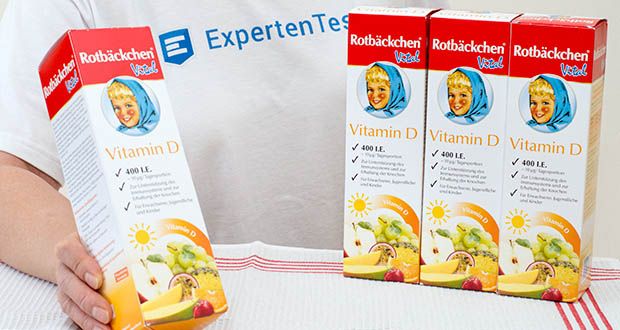 Rotbäckchen Vital Vitamin D im Test - mit pflanzlichem Vitamin D3