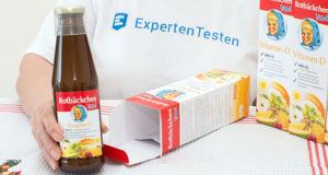 Rotbäckchen Vital Vitamin D im Test - Vitamin D trägt zu einer normalen Funktion des Immunsystems sowie zur Erhaltung normaler Knochen und Zähne bei