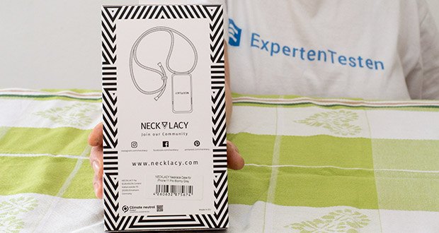 NECKLACY Handyhülle Stormy Grey für iPhone 11 Pro im Test - Hergestellt in der EU