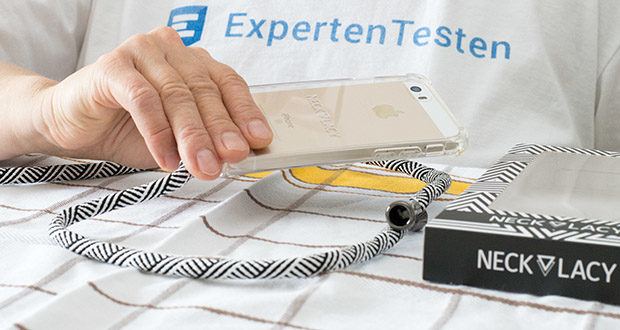 NECKLACY Domino Swirl Handycase für iPhone 7/8 im Test - eingehend auf Stabilität getestet