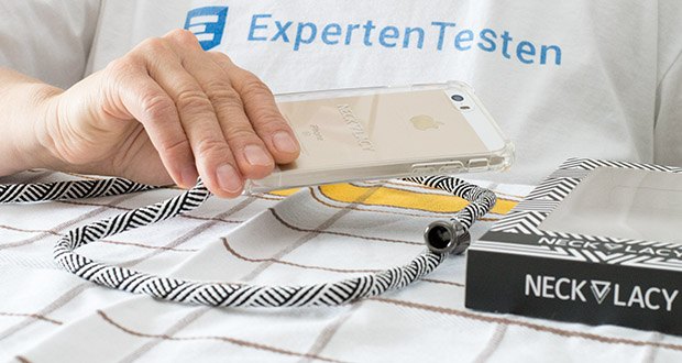 NECKLACY Domino Swirl Handycase für iPhone 7/8 im Test - eingehend auf Stabilität getestet