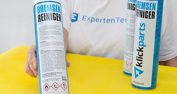 Klickparts Bremsenreiniger 500ml im Test - vor Sonnenbestrahlung schützen und nicht Temperaturen über 50 °C/122 °F aussetzen