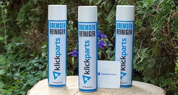 Klickparts Bremsenreiniger 500ml im Test - frei von aromatischen und chlorierten Lösungsmitteln