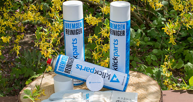 Klickparts Bremsenreiniger 500ml im Test - auch geeignet für Glas und Keramik