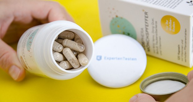 Cosphera Mönchspfeffer Kapseln im Test - 120 Kapseln genügen um Ihren Körper zwei Monate lang mit hoch dosierten Inhaltsstoffen zu versorgen