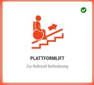 Piktogramm Plattformlift