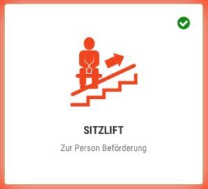 Piktogramm Sitzlift