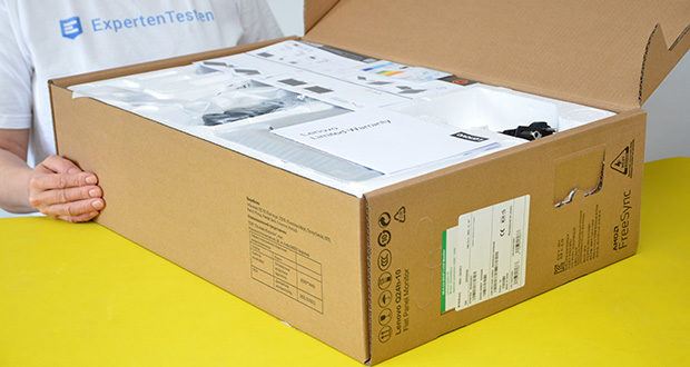 Lenovo Q24h-10 24 Zoll Monitor im Test - TÜV Eye Comfort zertifiziert