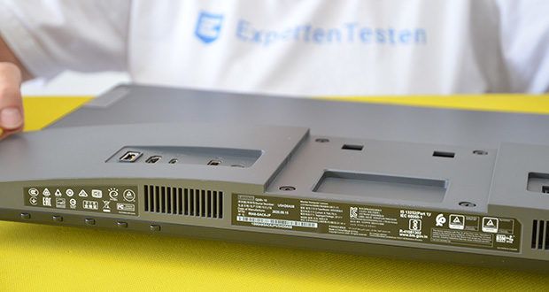 Lenovo Q24h-10 24 Zoll Monitor im Test - Hardwareschnittstelle: USB, DisplayPort, HDMI