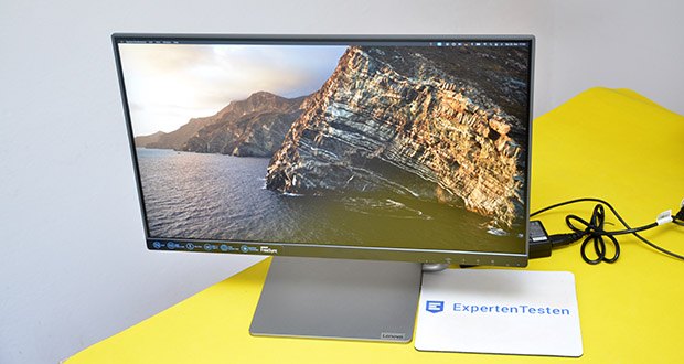 Lenovo Q24h-10 24 Zoll Monitor im Test - entspiegelte Displayoberfläche