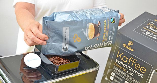 Tchibo BARISTA Caffè Crema Ganze Bohne 1 kg im Test - ist besonders gut geeignet für Kaffeevollautomaten, Siebträgermaschinen und Espressokocher