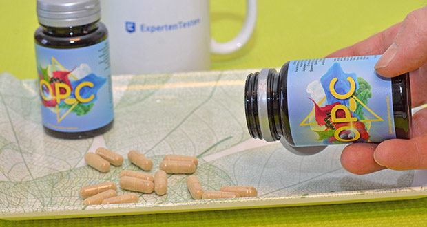 Happiness for Senses OPC Kapseln im Test - Verzehrsempfehlung: Nimm eine Kapsel zum Frühstück mit einem Glas Wasser ein
