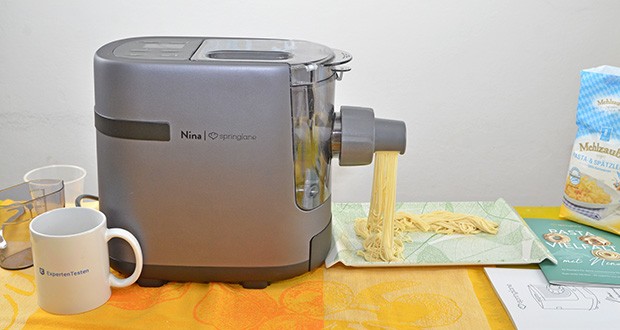 Springlane Automatische Nudelmaschine Nina im Test - Lieblingspasta auf Knopfdruck