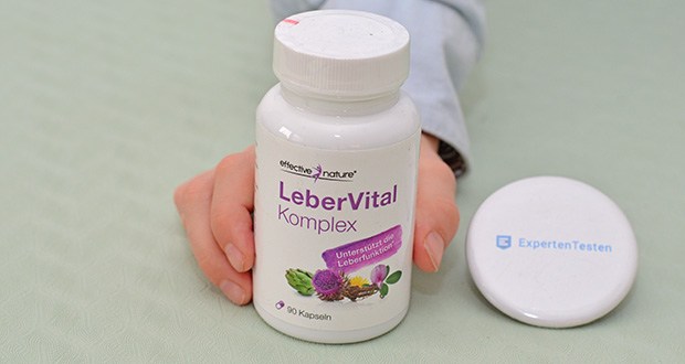 effective nature LeberVital Komplex mit Mariendistel im Test - ideale Kombination aus Artischocke, Löwenzahnwurzel, Mariendistel und Desmodium