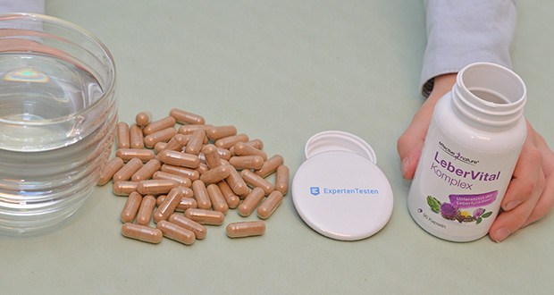 effective nature LeberVital Komplex mit Mariendistel im Test - der pflanzliche Komplex LeberVital kombiniert in einer Kapsel die Extrakte aus Artischocke, Löwenzahnwurzel, Mariendistel und Desmodium