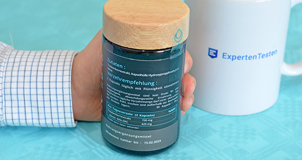 NatuRise Grape Reef OPC Kapseln im Test - Inhaltsstoffe: Traubenkernextrakt, Kapselhülle: Hydroxypropylmethylcellulose