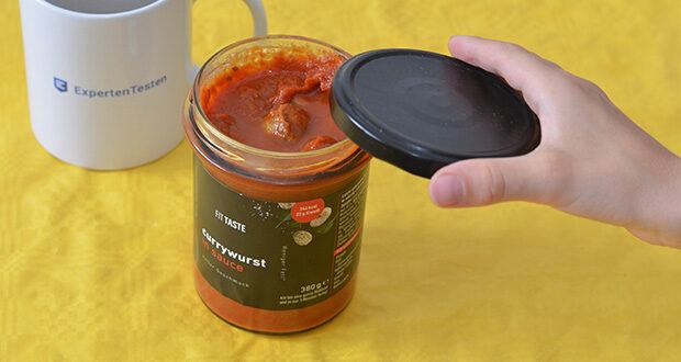 FITTASTE Currywurst in Sauce im Test - wie selbst gekocht