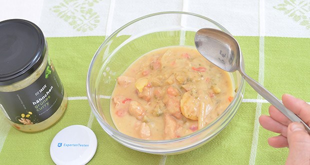 FITTASTE Hähnchen Grünes Curry im Test - werden nur beste Zutaten verarbeitet