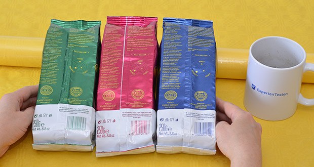 Emec MilleSoli Kaffeebohnen im Test - jede Bohnen-Sorte separat geröstet