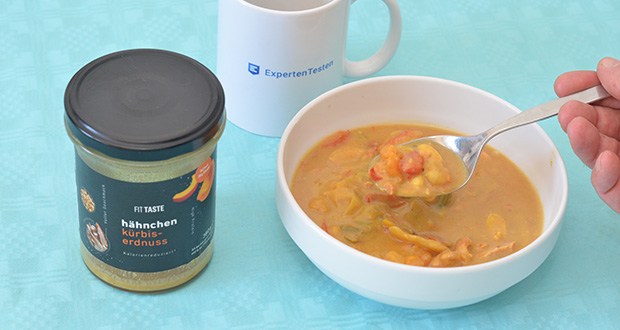 FITTASTE Hähnchen Kurbis Erdnuss im Test - schonend für dich gekocht