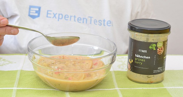 FITTASTE Hähnchen Grünes Curry im Test - überraschend lecker - ganz ohne Verzicht