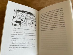 Altersempfehlung für das Kinderbuch „Die drei Kids, 1, Panik im Paradies“