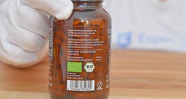 CLAV Bio Mariendistel Komplex im Test - in Bio-Qualität nach DE-ÖKO-006, EU-Landwirtschaft