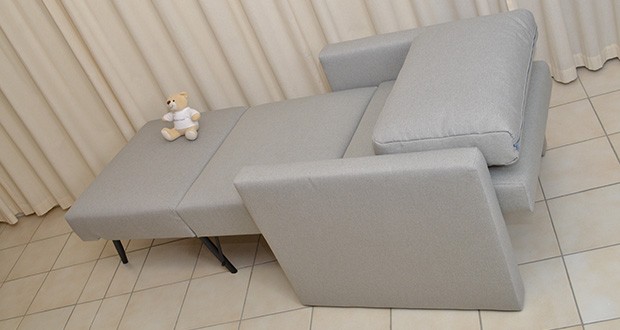 Bruno Schlafsessel 70x200cm im Test - verbindet zeitloses Design und hohe Qualität mit dem patentierten Bruno Klappmechanismus