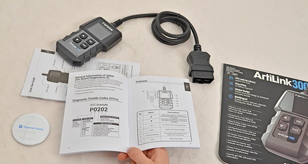 Topdon OBD2 Diagnosegerät AL300 im Test - unterstützt I / M-Bereitschaft und O2-Sensortests