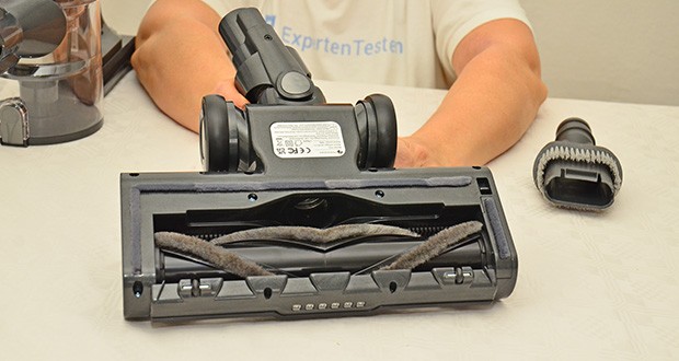 Proscenic Akkustaubsauger P12 im Test - Anti-Tangle-Rollenbürste