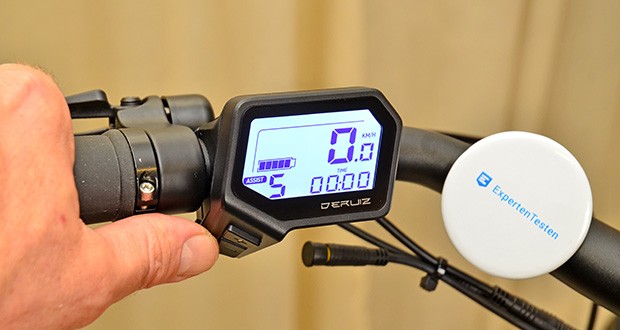 DERUIZ City E-Bike Quartz im Test - LCD-Bluetooth-Display