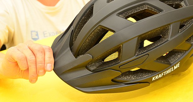 Krafthelme Fahrradhelm KX-1010 im Test - mit Sonnenblende