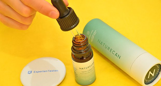 Naturecan 10% CBD Öl im Test - mit reinem Bio-MCT-Trägeröl