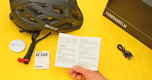 Krafthelme Fahrradhelm KX-1010 im Test - langlebige Materialien
