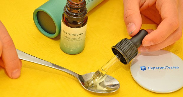 Naturecan 10% CBD Öl im Test - 4,17 mg CBD pro Tropfen