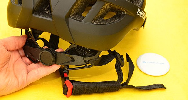Krafthelme Fahrradhelm KX-1010 im Test - praktisches Größenanpasssystem; verstellbarer Gurt