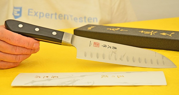 MAC Professional Santoku Messer MSK-65 im Test - Klingen mit Kullen für hauchdünne Scheiben