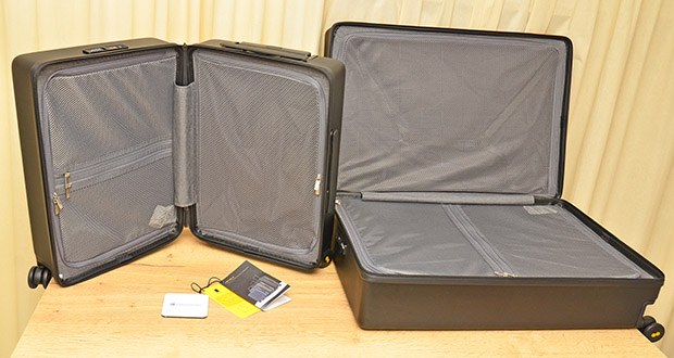 LEVEL8 Koffer Set 2-teilig im Test - Innenraum Netz-Taschenteiler