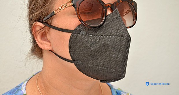 W WARDERER Premium FFP2 Maske Schwarz im Test -Optimale Gesichtsanpassung