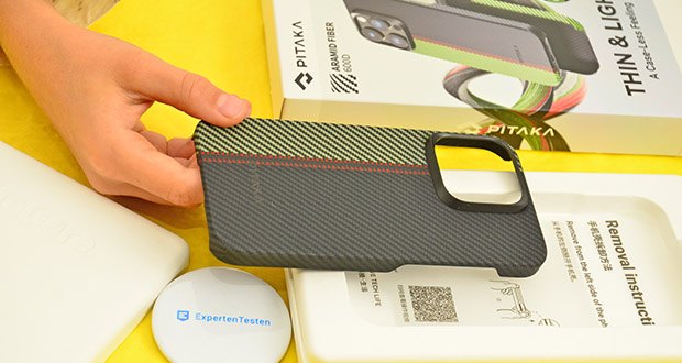 pitaka MagEZ Case 4 Hülle für iPhone 15 Pro Ouvertüre im Test - Ultraleicht (nur 19g)
