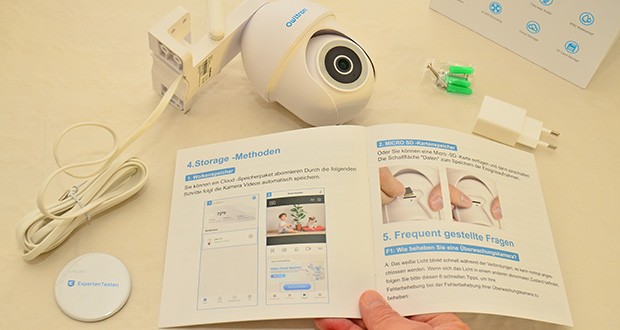 Owltron Überwachungskamera O1 Aussen im Test - Kompatibel mit Alexa & Google Assistant