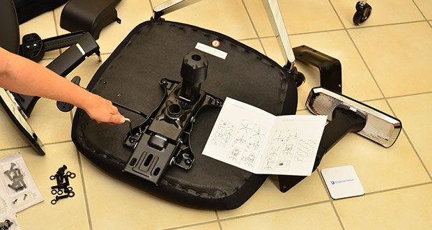 CLOUVOU Ergonomischer Bürostuhl im Test - Einfache Montage und Einstellung