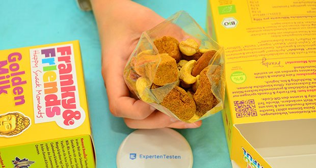 Franky & Friends Golden Milk Bio-Nuss-Frucht-Mix im Test - Ideal für unterwegs