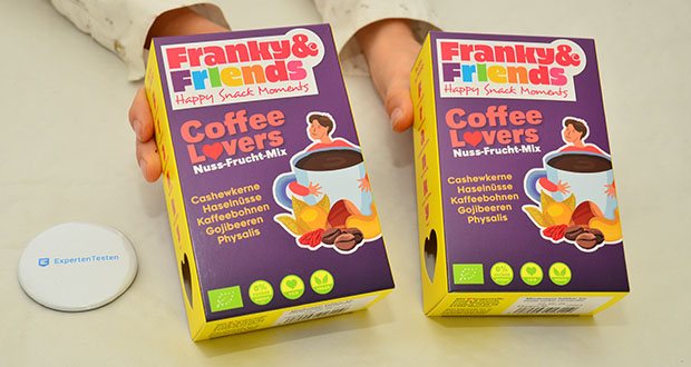 Franky & Friends Coffee Lovers Bio-Nuss-Frucht-Mix im Test - Bio und fair gehandelt