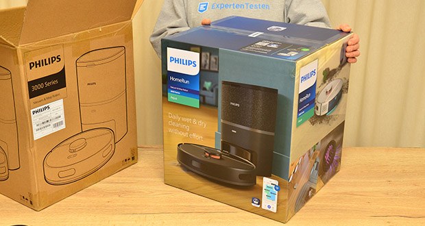 Philips Homerun 3100 Saugroboter mit Wischfunktion im Test - 360-Grad-Lasernavigation (LiDAR) für effiziente Wegeplanung