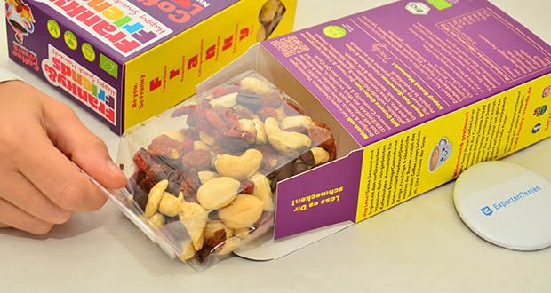 Franky & Friends Coffee Lovers Bio-Nuss-Frucht-Mix im Test - Ohne Zuckerzusatz, ohne Rosinen, ohne Pestizide, geringer Salzgehalt